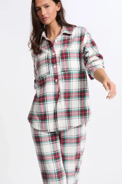 Camisa de pijama a cuadros