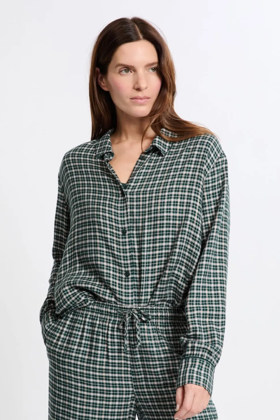 Camisa de pijama a cuadros