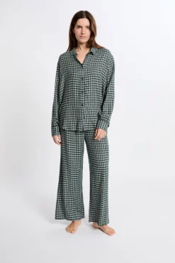 Camisa de pijama a cuadros