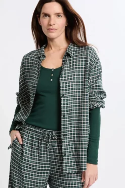 Camisa de pijama a cuadros