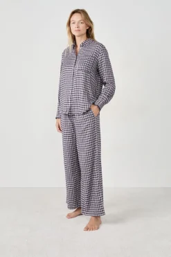 Camisa de pijama a cuadros