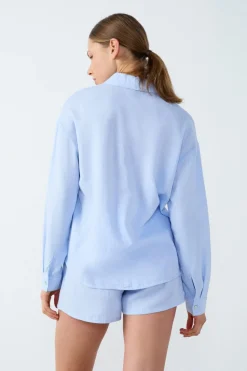 Camisa de pijama de lino