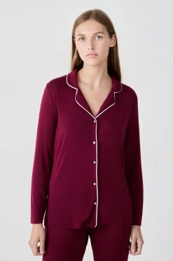 Camisa de pijama de manga larga