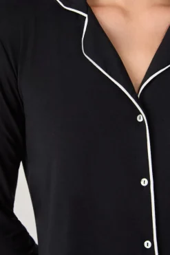 Camisa de pijama de manga larga