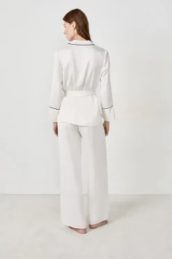 Camisa de pijama de satén