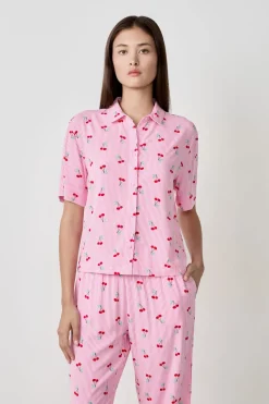 Camisa de pijama estampada