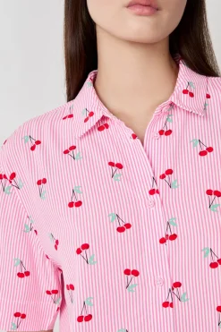 Camisa de pijama estampada