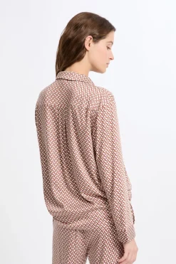 Camisa de pijama estampada