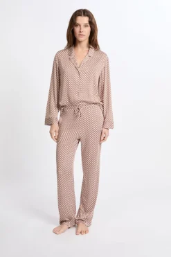 Camisa de pijama estampada