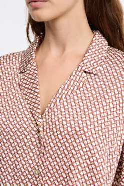 Camisa de pijama estampada