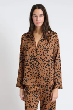 Camisa de pijama estampada