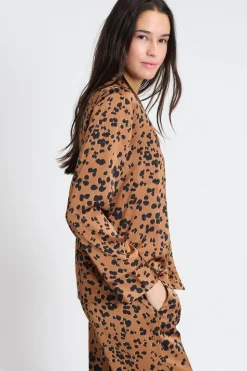 Camisa de pijama estampada