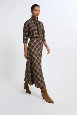 Camisa estampada de algodón