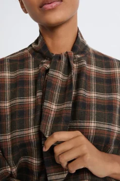 Camisa estampada de algodón