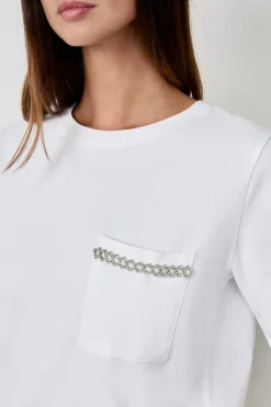 Camiseta con bolsillo delantero