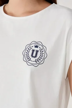 Camiseta de algodón con estampado