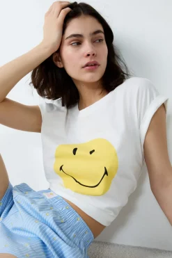 Camiseta de algodón de manga corta Smiley®ORIGINALS