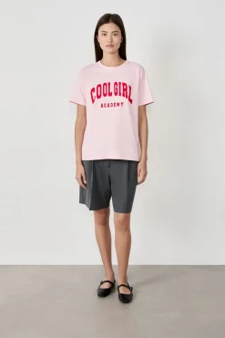 Camiseta de algodón estampada 