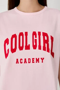 Camiseta de algodón estampada 