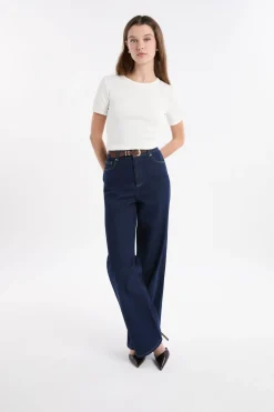 Camiseta de manga corta con algodón