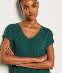 Camiseta de manga corta de pijama de modal