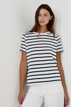 Camiseta de manga corta marinera