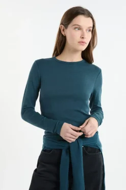 Camiseta de manga larga de algodón