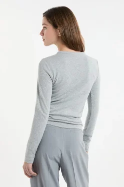 Camiseta de manga larga de algodón