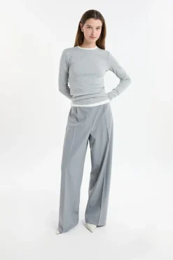 Camiseta de manga larga de algodón