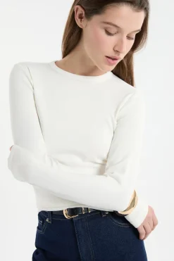 Camiseta de manga larga de algodón