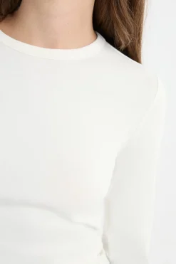 Camiseta de manga larga de algodón