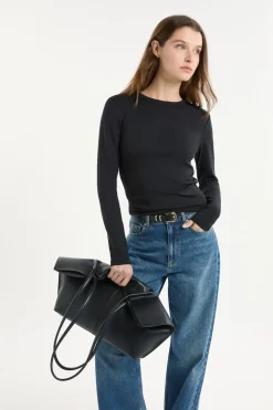 Camiseta de manga larga de algodón