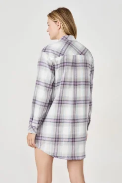 Camiseta de pijama a cuadros