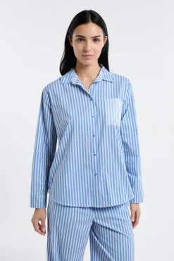 Camiseta de pijama a rayas