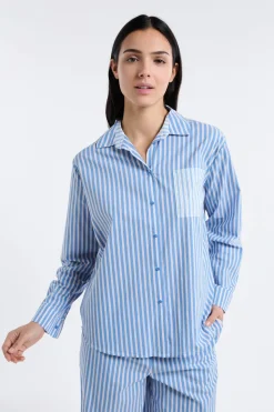 Camiseta de pijama a rayas