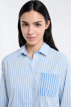 Camiseta de pijama a rayas