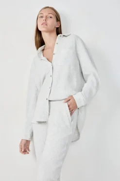 Camiseta de pijama acanalada