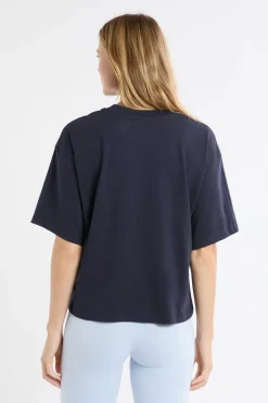 Camiseta de pijama de algodón con estampado