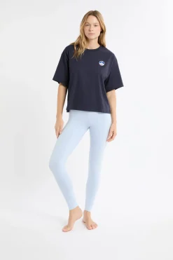 Camiseta de pijama de algodón con estampado