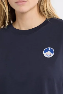 Camiseta de pijama de algodón con estampado