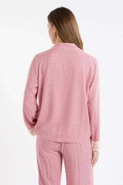 Camiseta de pijama de manga larga estampada