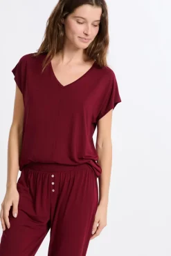 Camiseta de pijama de manga corta