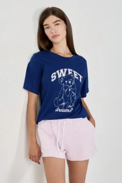 Camiseta de pijama estampada