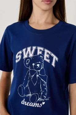 Camiseta de pijama estampada