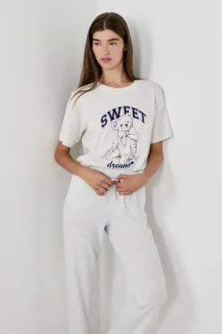 Camiseta de pijama estampada