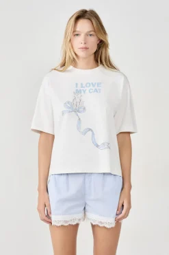 Camiseta de pijama estampada