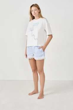 Camiseta de pijama estampada