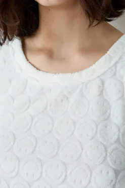 Camiseta de tirantes en rizo de algodón Smiley®ORIGINALS