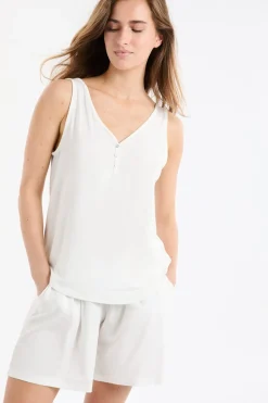 Camiseta de tirantes lisa