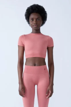 Camiseta deportiva de manga corta 2 en 1